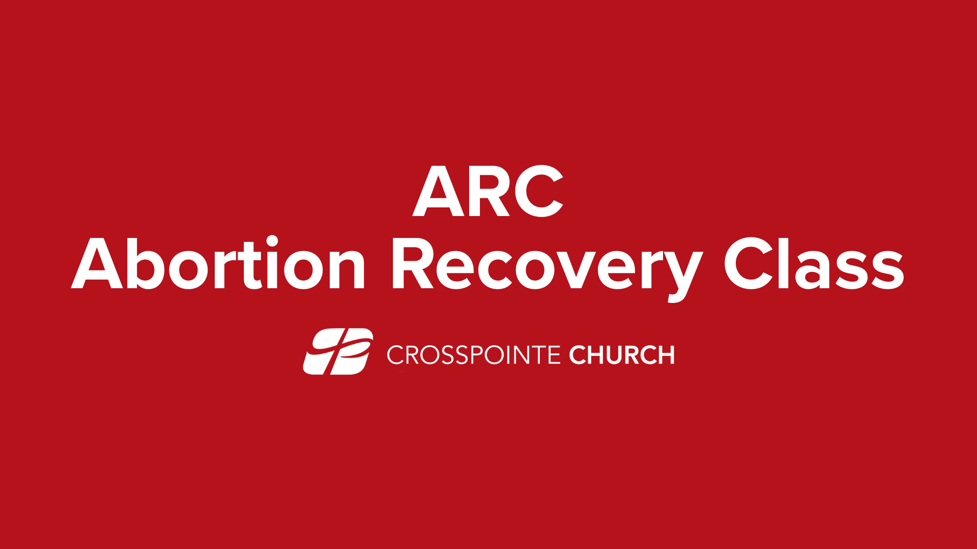Abortion Recovery Class Abortion Recovery Class