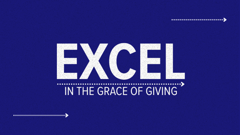 Excel in the Grace of Giving