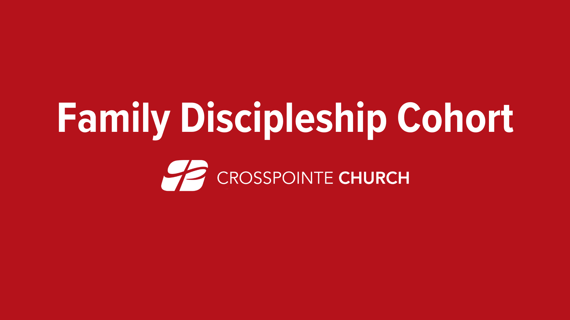 Family Discipleship (1) Family Discipleship (1)